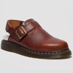 Dr. Martens Jorge II Ambassador Faux Fur Lined Slingback Mules